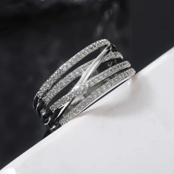 New Silver Layers Ring - Picture 3 of 6